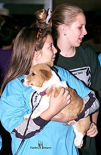 youth with dog